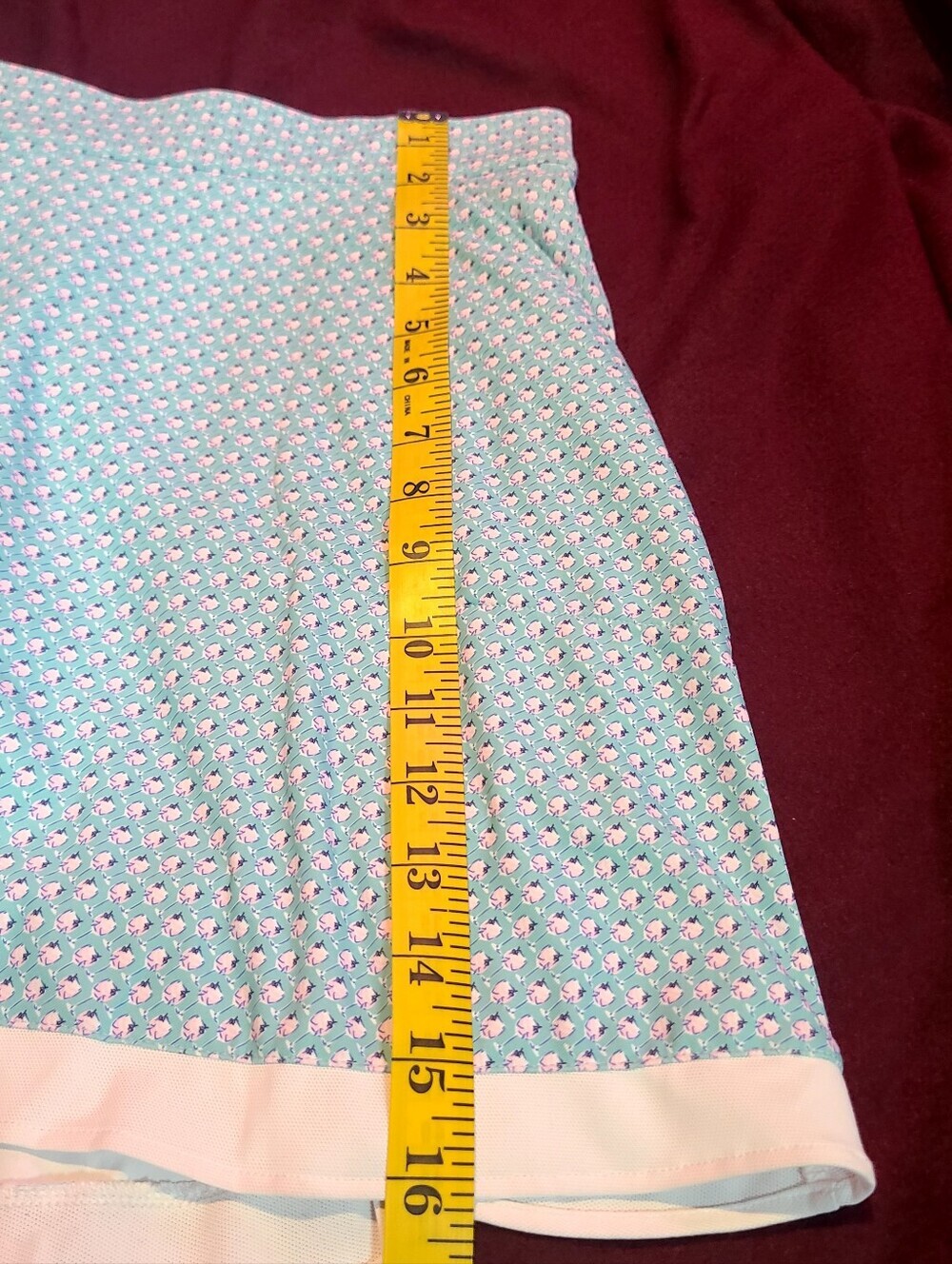NWT PETER MILLAR Sally Golf Court Skort Spritz Royale Pastel UPF 50 Size M $109 - Picture 2 of 6